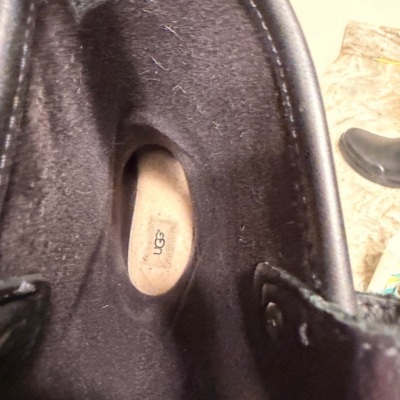 UGG Black and Brown Winter Boots size 10 us - Picture 4 of 10
